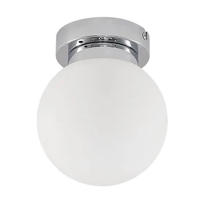 Produktbild von Lindby Tavino Deckenleuchte, Kugelschirm, chrom