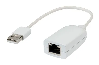 Produktbild von Kanex USB to Ethernet Adapter, USB 2.0 A, RJ-45, Männlich/weiblich, Weiß, 10, 100 Mbit/Sek