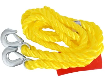 Immagine prodotto di Cavo di traino DMC fino a 3000 kg intrecciato con ganci, 4 m, Heavy Duty