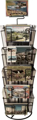 Produktbild von Kartenständer mit 18 Fächern 105x150 / 130x180 mm