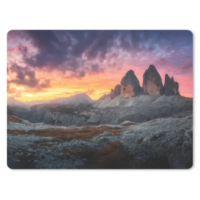 Produktbild von MuchoWow® Mauspad Mousepad Felsen - Berg - Sonnenuntergang - Landschaft 23x19 cm - Mousepads - Maus Mat - Pad - Mausunterlage - Schreibtischunterlage - Mauspad