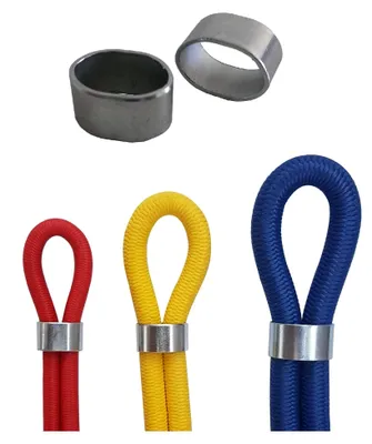 Produktbild von Würgeklemmen für 10mm Gummiseil Planenseil Expanderseil verzinkt (20 Stück)