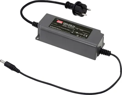 Image de MEAN WELL OWA-60E-15 Alimentation & Convertisseur de tension Universel 60 W Noir (OWA-60E-15)