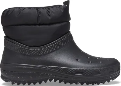 Produktbild von CROCS CLASSIC NEO PUFF Damen Schneestiefel schwarz wasserdicht 36,5