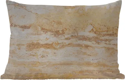 Produktbild von MuchoWow® Outdoor Kissen - Marmor - Sand - Textur - 50x30 cm - Wetterfest - Lounge Kissen - Sofa kissen - Wohnzimmer Dekoration