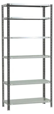 Image de Etagère Légère Avec Vis Comfort Plus 6/300 Antracite/blanc Antracite/blanc 2000x1000x300 - Simonrack