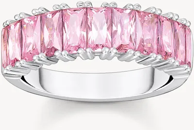 Produktbild von Thomas Sabo Sparkling Pink TR2366-051-9 Damenring, Ringgröße:48