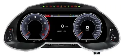 Produktbild von Tachometer, digitales LCD-Display, Kilometerzähler, kompatibel mit Q5 2009-2018, 1,1 kg, 16,5 x 10,7 x 3,8 cm