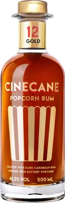 Produktbild von CINECANE Popcorn Rum Gold 500ml 41,2% Vol.