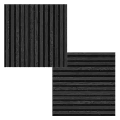 Produktbild von FibroTech Akustikpaneele SQUARE 52 x 52 cm 2er Set, Farbe Black Oak