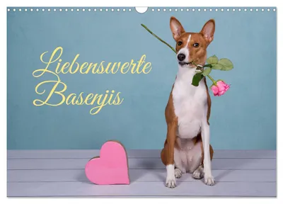 Produktbild von Liebenswerte Basenjis (Wandkalender 2027 DIN A3 quer), CALVENDO Monatskalender