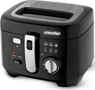 Produktbild von Mesko | Fritteuse | MS 4908 | Leistung 1800 W | Fassungsvermögen 2,5 L | Schwarz