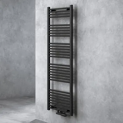 Produktbild von doporro Design Badheizung 160x50cm Anthrazit Röhrenheizkörper Horizontal Mittelanschluss Bad-Heizkörper Ohne Heizstab RHE