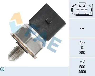 Produktbild von FAE 15609 Kraftstoffdrucksensor für VW Golf VII Schrägheck (5G1, BQ1, BE1, BE2) Polo Schrägheck (6R1, 6C1) Passat Variant (3G5, CB5) für AUDI A4 Avant