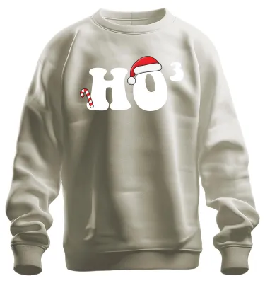 Obrázok produktu pre Ho Ho Ho Učiteľ matematiky - vianočný darček Vianočná mikina Uni pulóver, Nature, XL