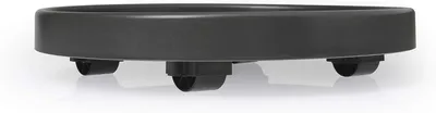 Productafbeelding van Onderzetter met rand, 40 cm diameter, antracietkleurig, voor plantenpotten