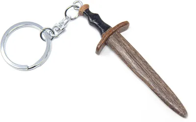 Produktbild von Schlüsselanhänger aus Holz - Schwert