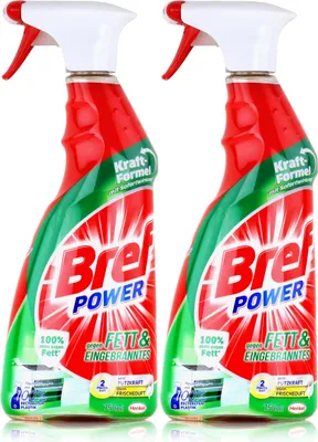 Produktbild von Bref Power gegen Fett & Eingebranntes 750ml (2er Pack)