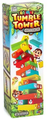 Immagine prodotto di Animali della giungla con torre impilabile oscillante