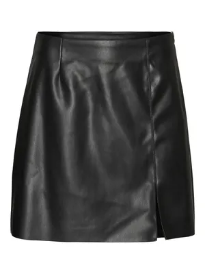 Produktbild von Noisy may Damen Nmclara Penny PolyurethanHw Slit Skirt Noos Rock