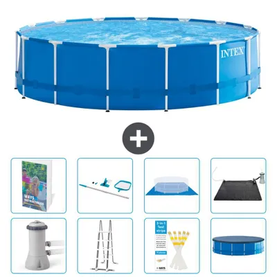 Zdjęcie produktu dla Zestaw ramowy okrągły – 457 x 122 cm – 9 elementów  S583