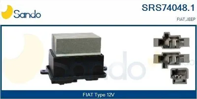 Produktbild von SANDO SRS74048.1 Gebläsewiderstand für FIAT 500X (334) Innenraumgebläse