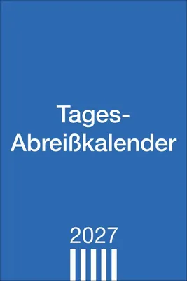 Produktbild von Kalender 2027 Tagesabreißkalender groß 6,6 X 9,9