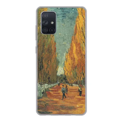 Produktbild von MuchoWow® Handyhülle Schutzhülle Hülle für Samsung Galaxy A51 Elysische Felder - Vincent van Gogh Silikon Softcase Handy Hülle - Schutzabdeckung