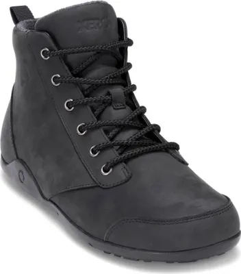 A black boot is shown against a white background.