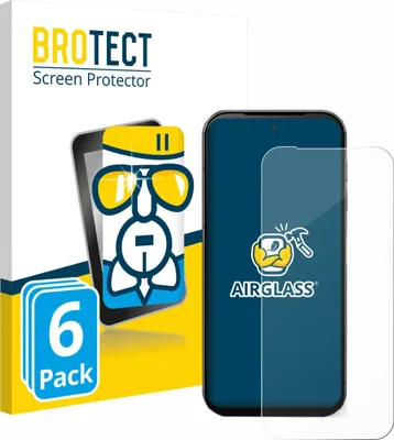 Produktbild von 6x BROTECT Schutzglas für Fairphone 5 Schutzfolie Panzer Folie Glas Display Schutz klar
