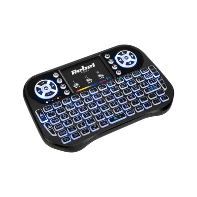 Obrázek produktu pro Rebel KOM0973 Mini Q5 bezdrátová klávesnice s touchpadem, 2,4 GHz, 1020 mAh