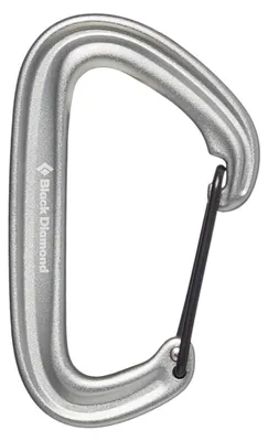 Produktbild von Black Diamond Lite Wire Karabinerhaken Grau Grau One Size