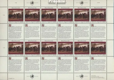 Produktbild von Briefmarken UNO - Wien 1990 Mi 108Klb-109Klb Kleinbogen (kompl.Ausg.) gestempelt Menschenrechte