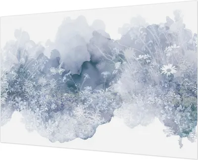 Produktbild von Wandtapete - Dekorative Tapete für Wohnzimmer - Tapetenfolie für Wanddekoration - 152x104 cm - Blumenwiese