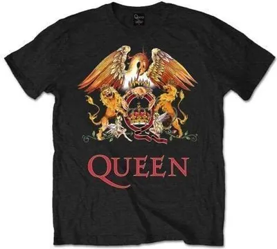 Produktbild von Queen Classic Crest Black M T-Shirt