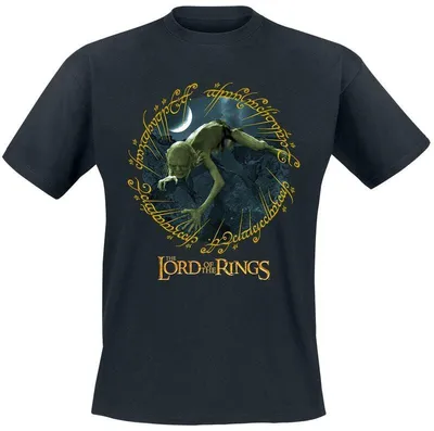 Produktbild von Der Herr der Ringe T-Shirt Herren Gollum Ring schwarz M