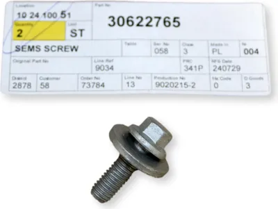 Image de VOLVO boulon de support de capot d'échappement M8x25 OE 30622765