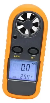 Zdjęcie produktu dla Miernik prędkości wiatru - Cyfrowe anemometry - Precyzyjny i praktyczny - Kompaktowy format - Pomiar temperatury - Do użytku na zewnątrz