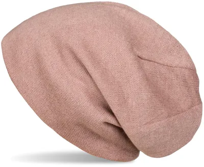 Produktbild von styleBREAKER weiche Feinstrick Beanie Mütze, Melange Optik, Slouch Longbeanie, Uni 04024109