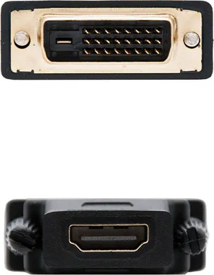 Imagen del producto de Nanocable Conversor DVI-D Macho/HDMI Hembra