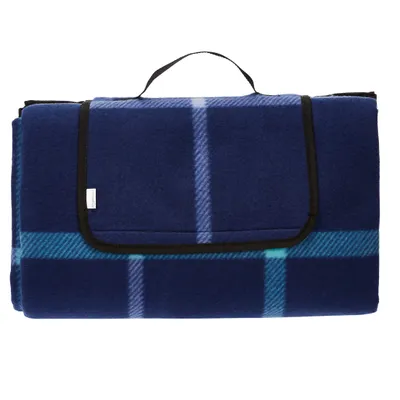 Produktbild von Amazon Basics Reisedecke wasserdicht 150 x 195 cm Dunkelblau