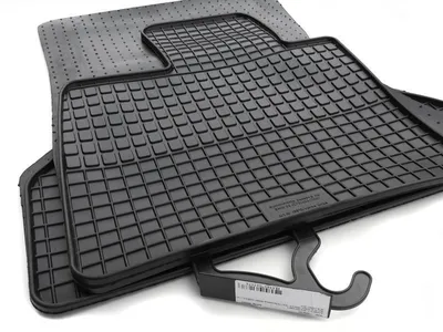 Produktbild von für BMW X5 (E70) ab 03/2007-10/2013 Passform PETEX Gummimatten 4-teilig schwarz Allwettermatten Gummifußmatten