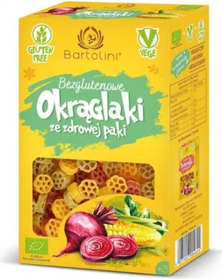 Produktbild von Maisnudeln mit Gemüse, rund, glutenfrei, , 250 g, Bartolini