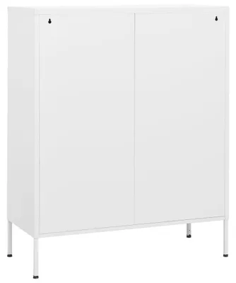 Obrázek produktu pro vidaXL Úložná skříň bílá 80x35x101,5 cm Ocel