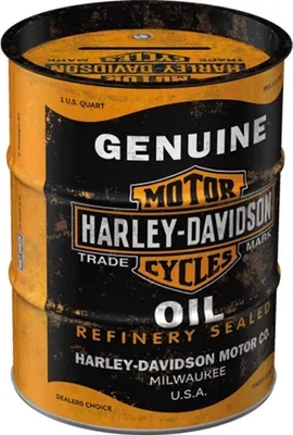 Produktbild von Nostalgic-Art - Spardose Ölfass - Harley-Davidson - Genuine Oil