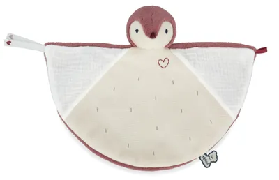 Productafbeelding van Kaloo Knuffeldoekje Pinguïn, roze - Babyknuffeldoekje, pluche