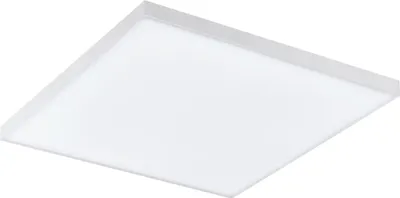 Image de EGLO LED Plafonnier Turcona-CCT, plafonnier avec télécommande, couleurs de lumière réglables (blanc chaud, neutre, froid), intensité lumineuse variable, panneau blanc, 28,7 cm