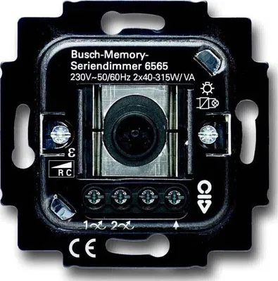 Zdjęcie produktu dla Ściemniacz wkładany Busch-Jaeger Duro 2000 SI Linear, Duro 2000 SI, Reflex SI Linear, Reflex SI, Solo, Alpha Nea, Alpha excl (6565 U)
