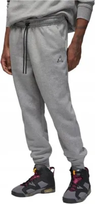 Produktbild von Nike M J Ess Flc Pant 091 Carbon Heather/Black/White Xl