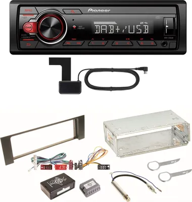 Produktbild von Pioneer MVH-130DAB Digitalradio USB Einbauset für Audi A4 B6 B7